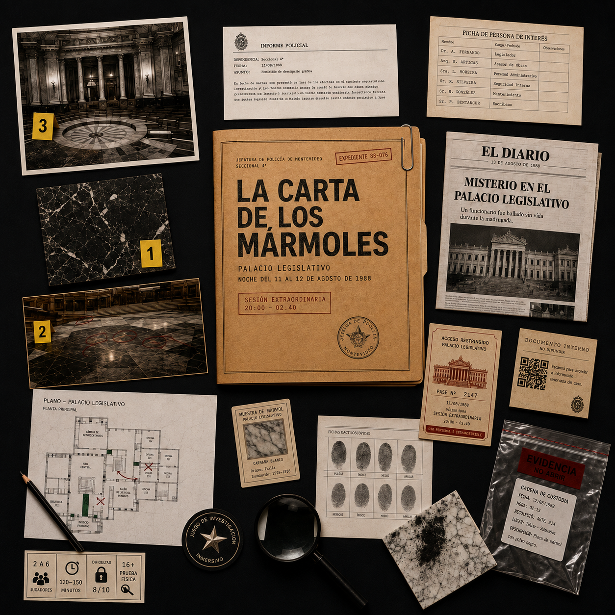 Todo lo necesario para abrir la investigación.